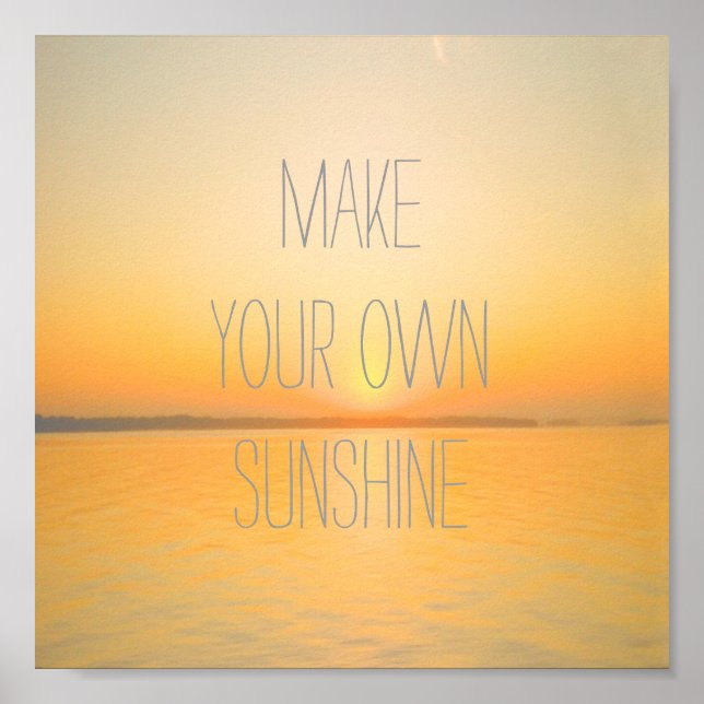 poster motivacional texto sobre a foto da natureza (Frente)