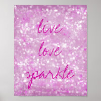 Motivation Quote Live Love Sparkle