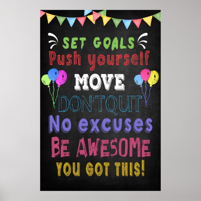 Poster Motivational Classroom (Frente)