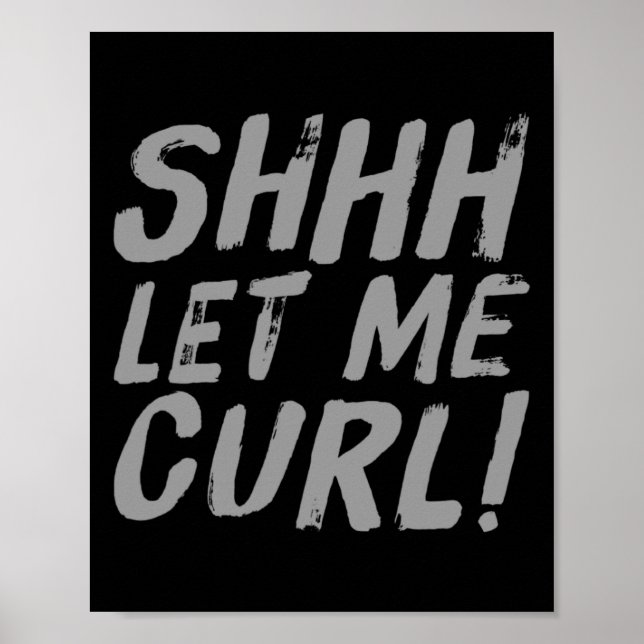 Poster Motivational Funny Gym Humor Biceps ganha Shell (Frente)