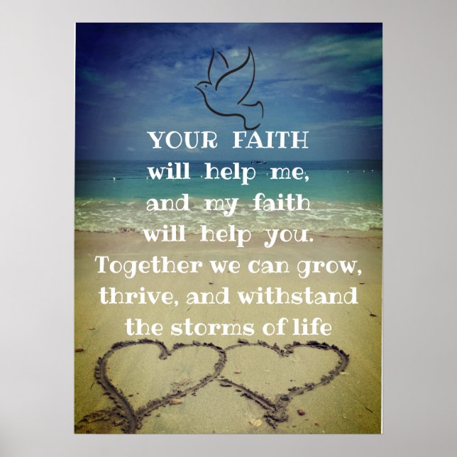 Poster Motivational Life And Faith inspiration Cote (Frente)