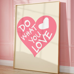 Poster Motivational Self Love Cote Trendência Estética