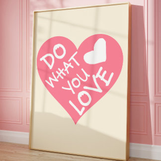 Poster Motivational Self Love Cote Trendência Estética