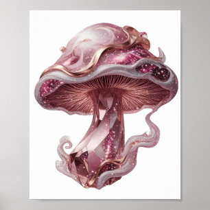 Poster Motivo Artístico de ARTE ABSTRATA Prata Vibrante