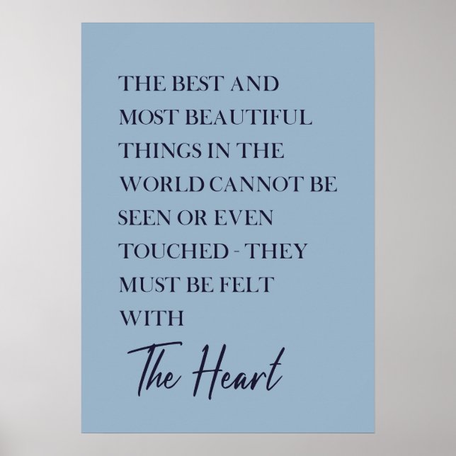 Poster Motivo de Arte de Parede de Afirmação Positiva Ins (Frente)