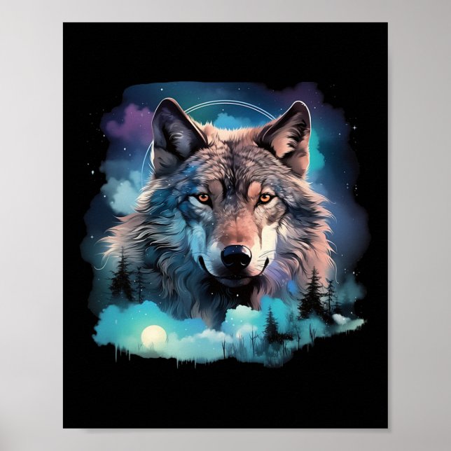 Poster Motivos De Caça Ao Lobo Da cinza1 (Frente)