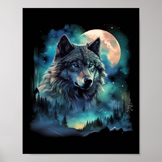 Poster Motivos de caça ao lobo das cinzas Galáxia da Lua  (Frente)