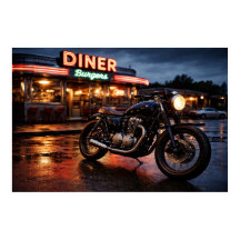 Moto Antiga & Lanchonete Americana
