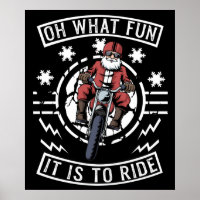 Moto Natal Santa Claus Biker Pai Bike