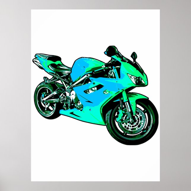Poster Motocicleta (Frente)