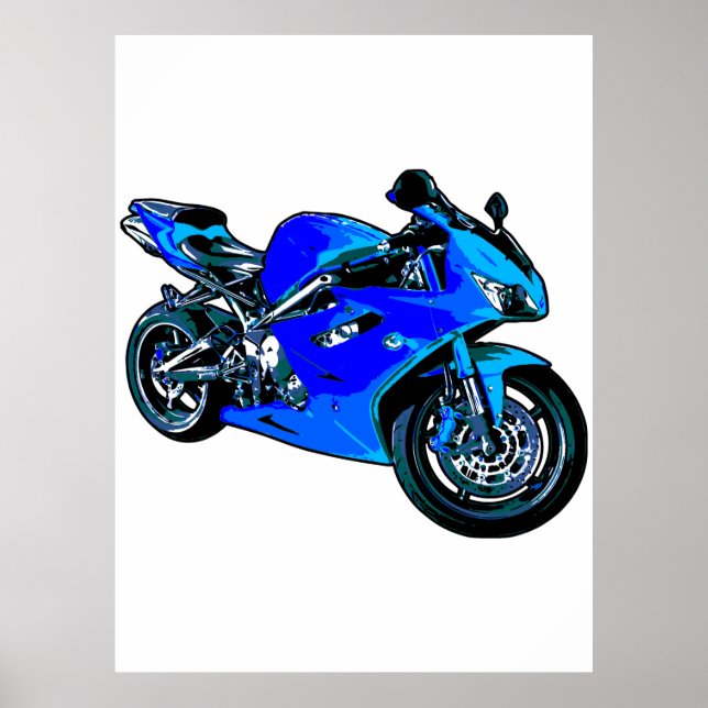 Poster Motocicleta (Frente)
