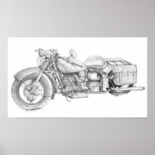Poster motocicleta