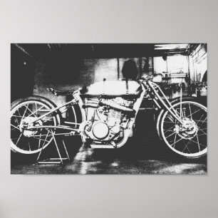 Poster Motocicleta Biker Rider Bike