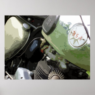 PÔSTER MOTOCICLETA CLÁSSICA 9