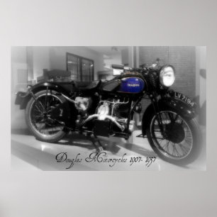 Pôster Motocicleta de Douglas