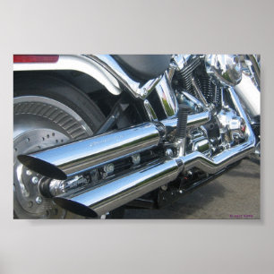 Pôster Motocicleta de Harley