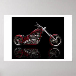 Poster Motocicleta de helicóptero personalizado