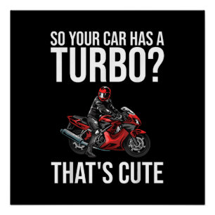 Pôster Motocicleta engraçada Homens Presentes Mulheres Mo