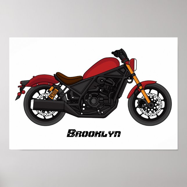 Poster motocicleta legal (Frente)