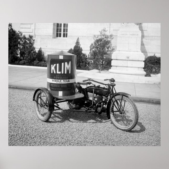 Pôster Motociclo publicitário, 1921 (Frente)