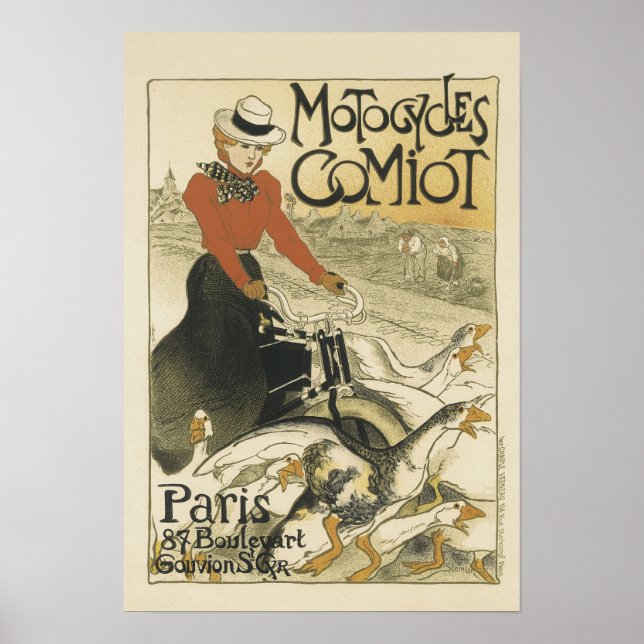 Poster Motociclos Comiot Paris (Frente)