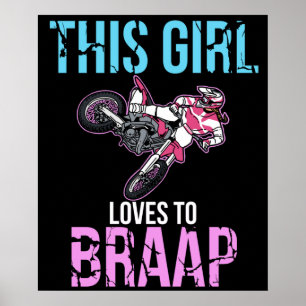 Poster Motocross Braap Motocross, moto moto, motos, motos