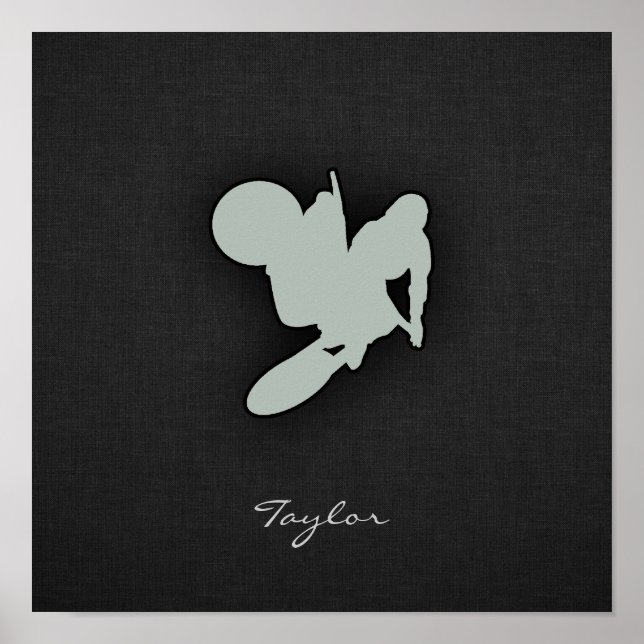 Pôster Motocross da Cinza Ash (Frente)