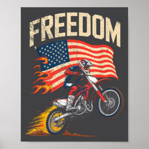 Poster Motocross de Moto Off-Road