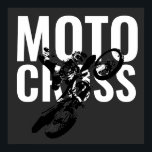 Poster Motocross Motorcycle Sport Pop Art<br><div class="desc">Imagem de Pop de Motocross</div>