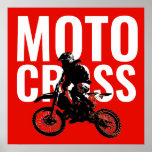 Poster Motocross Motorcycle Sport Pop Art<br><div class="desc">Imagem de Pop de Motocross</div>