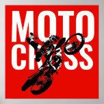 Poster Motocross Motorcycle Sport Pop Art<br><div class="desc">Imagem de Pop de Motocross</div>