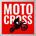 Poster Motocross Motorcycle Sport Pop Art<br><div class="desc">Imagem de Pop de Motocross</div>