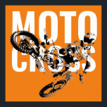 Poster Motocross Motorcycle Sport Pop Art<br><div class="desc">Imagem de Pop de Motocross</div>