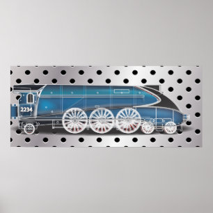 Poster Motor a vapor