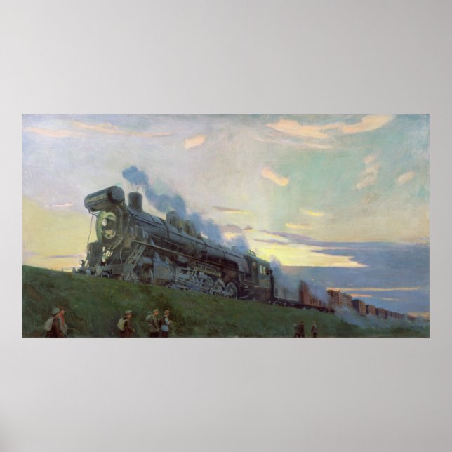 Pôster Motor a vapor de super potência, 1935 (Frente)