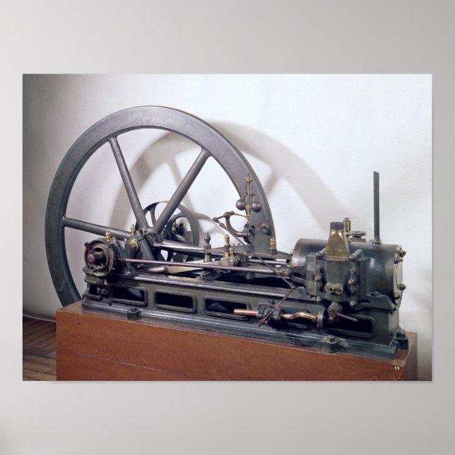 Pôster Motor de combustão interna (Frente)