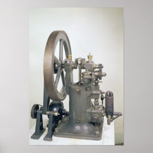 Pôster Motor de combustão interna, 1876