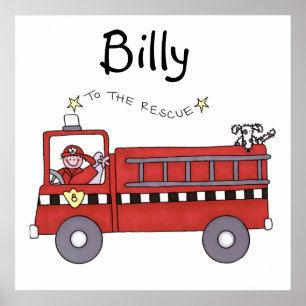 Pôster Motor de incêndio