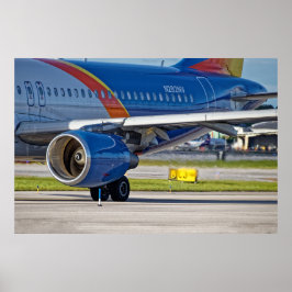 Poster Motor e fumos do avião