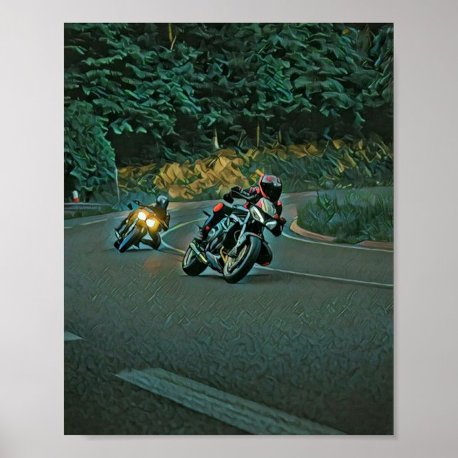 Poster Motorcycle gift (Frente)