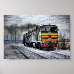 Pôster Motores diesel russos