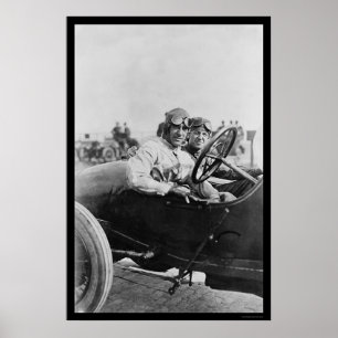 Pôster Motoristas de auto raça 1916 de Mercer