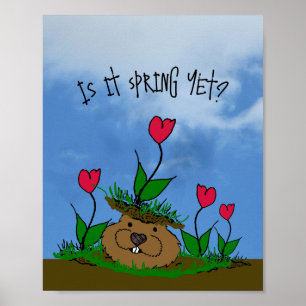 Poster Motoveleiro curioso à procura de primavera
