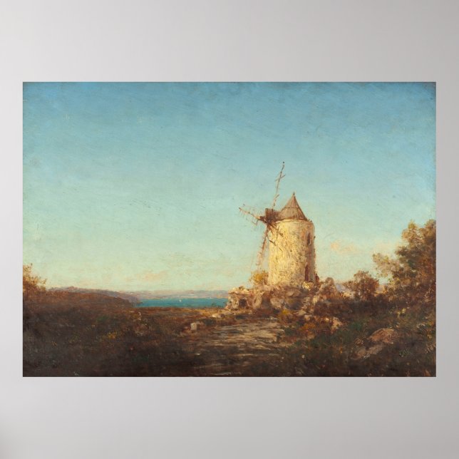 Poster Moulin De Santo-Miter, Près De Martigues (Frente)