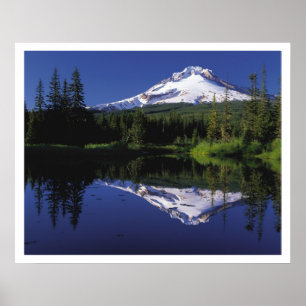 Poster Mount Hood e Refletion, Oregon