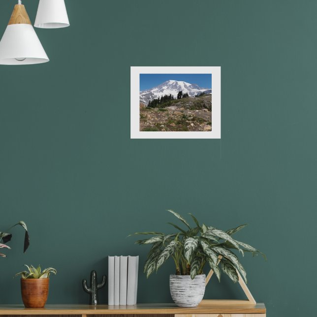 Poster Mount Rainier Subalpine Landscape Photographic (Sala de Estar 1)