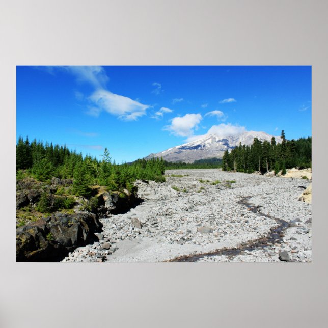 Poster Mount  St  Helens, landscape photography, Seattle (Frente)