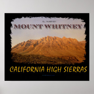 Pôster Mount Whitney