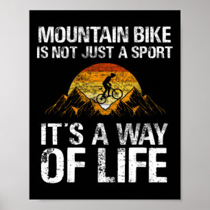 Poster Mountain Bike Downhill - Ciclismo de Montanha Mtb 