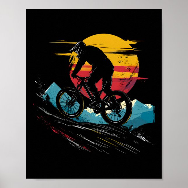 Poster Mountain Biking Portrait Outdoor Sports _1  (Frente)